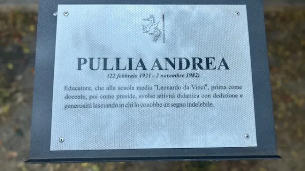 Alla scuola Da Vinci, una targa in memoria del preside Pullia