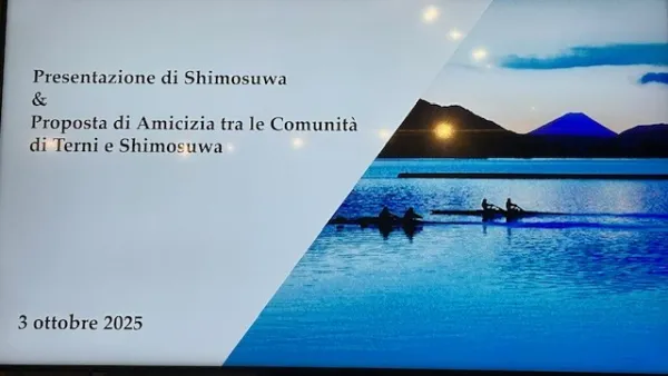 Terni e il Giappone uniti dal canottaggio