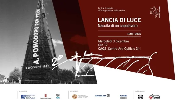 Lancia di luce, la mostra chiude alla fine di marzo