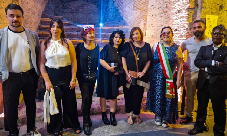 Gli artisti ternani alla serata di gala della Biennale di Roma
