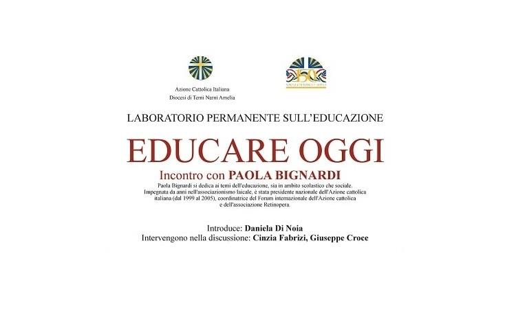 Educare oggi: incontro con Paola Bignardi