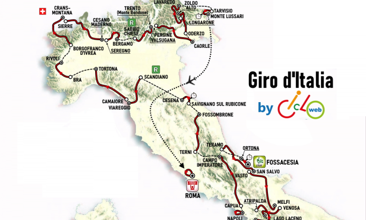 Per la tappa del Giro d’Italia ammesse anche sponsorizzazioni locali