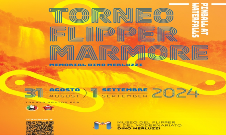 Pinball at Waterfalls Torneo Flipper Marmore, Memorial Dino Merluzzi