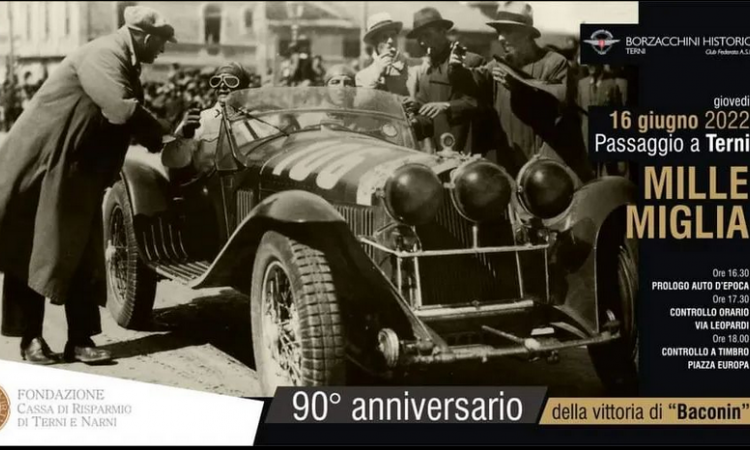 Mille Miglia, Terni e il suo territorio ancora in vetrina